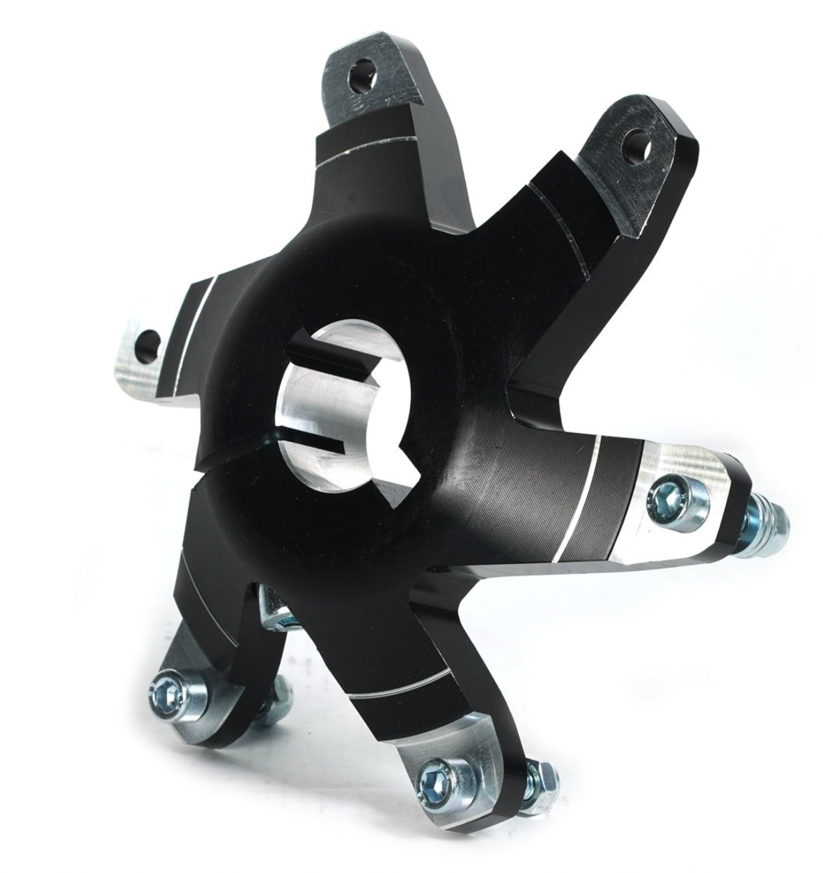 Kart Republic Mini Kart Sprocket Carrier 30Mm Black Anod. With Bolt & Washer